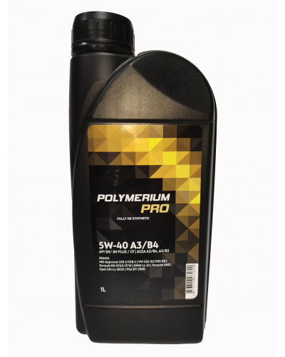 Моторное масло POLYMERIUM PRO 5W40 A3/B4 1л