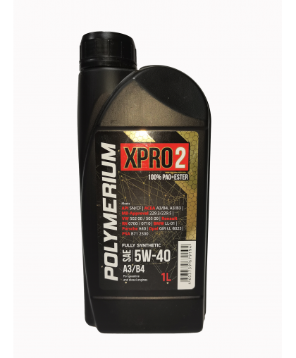 Моторное масло POLYMERIUM XPRO2 5W40 1л