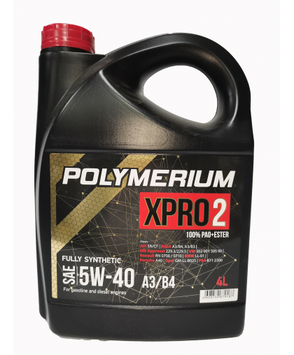 Моторное масло POLYMERIUM XPRO2 5W40 4л
