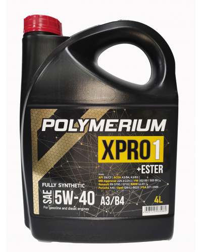 Моторное масло POLYMERIUM XPRO1 5W40 4л