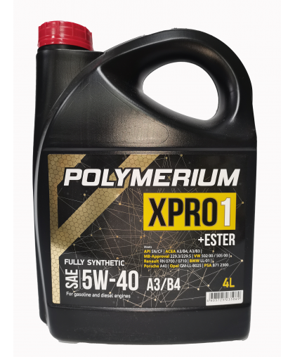 Моторное масло POLYMERIUM XPRO1 5W40 4л