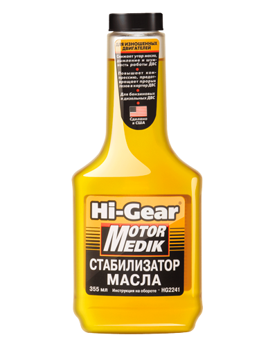 HG2241 Стабилизатор вязкости масла 355мл HI-GEAR