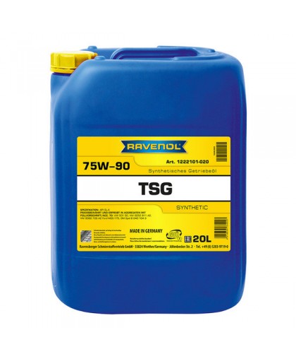 Трансмиссионное масло TSG 75W-90 GL-4 (20л) (второй номер 4014835734227) Ravenol 122210102001999