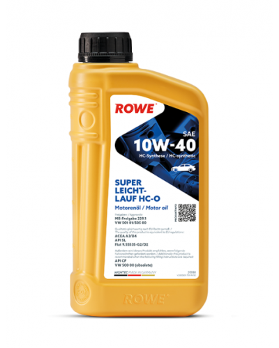 ROWE Hightec Super Leichtlauf HC-O 10w40 SL/CF,A3/B4 1л