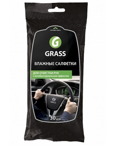 GRASS Влажные салфетки для очистки рук (уп-16) IT-0314
