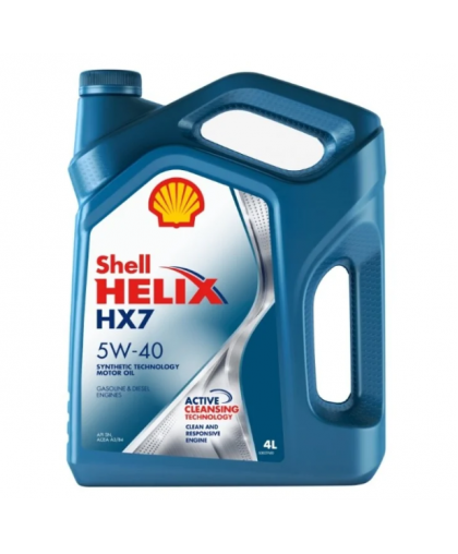 SHELL Helix HX7 5W40 4л Shell 550051497