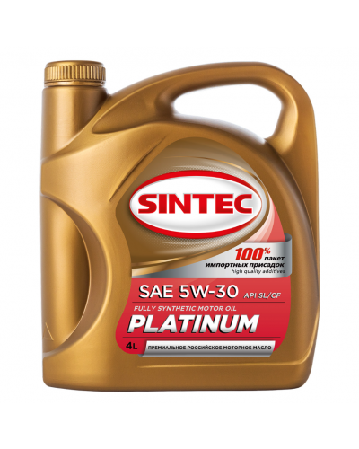Моторное масло SINTEC Platinum 5W30 4л 801939