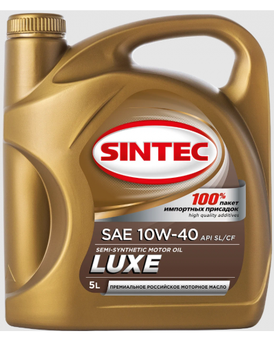 Моторное масло SINTEC Lux 10W40 5л 801944
