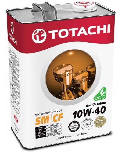 TOTACHI Eco Gasoline motor Oil 10w40 4л