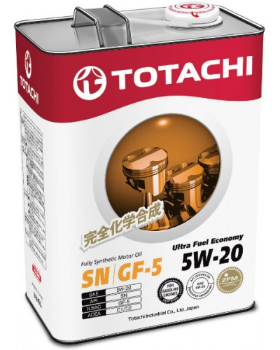 TOTACHI Ultra Fuel Economy Motor Oil 5w20 4л
