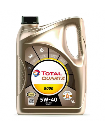 Моторное масло TOTAL QUARTZ 9000 5W40 4л Total 10210501