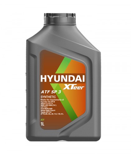 Трансмиссионное масло для АКПП синтетическое HYUNDAI XTeer ATF SP3 1л 1011415