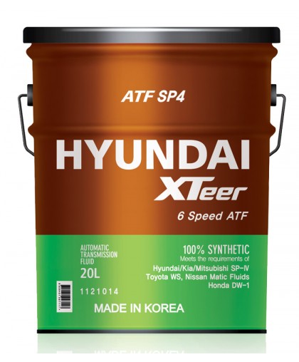 Масло трансмиссионное HYUNDAI XTeer ATF SP4 (SP-IV) 20л 1121014