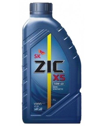 Моторное масло ZIC X5 10w40 1л п/с