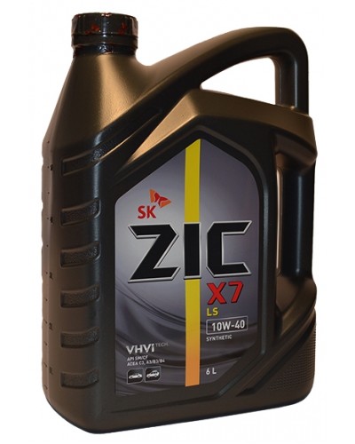 Моторное масло ZIC X7 LS 10W40 6л