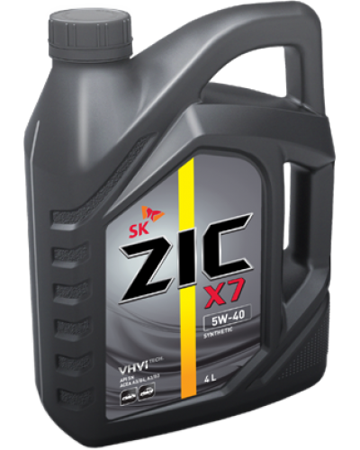 Моторное масло ZIC X7 5W40 4л
